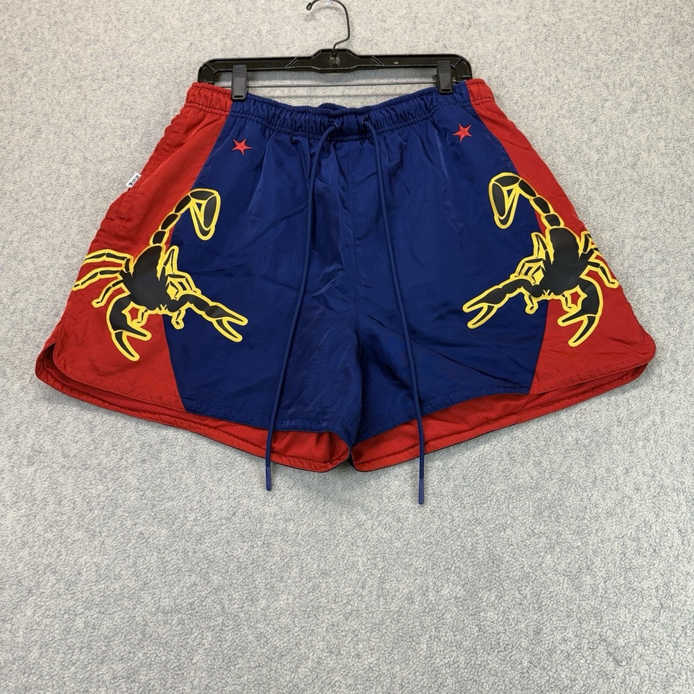 Nike NSW Scorpion Muay Thai Shorts Men's L Blue Red AR1994-492 NWT